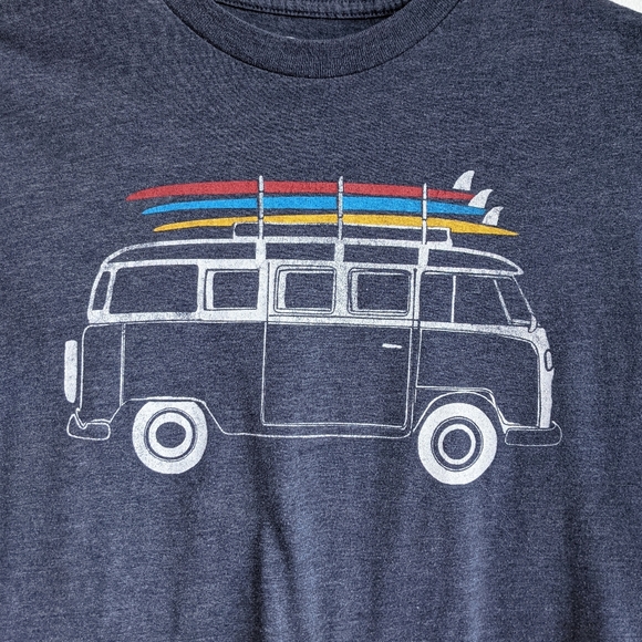 VW Bus Surfboard Graphic Tee - Picture 2 of 6